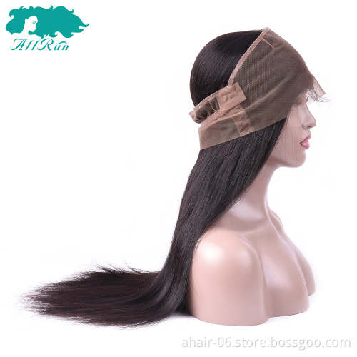 22*4*2 brazilian human hair silk base 360 lace frontal